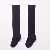 Fluorescent Sand Woolen Leggins Navy Blue